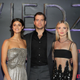 (L-R): Anya Chalotra, Henry Cavill, and Freya Allan at the Netflix premiere of The Witcher